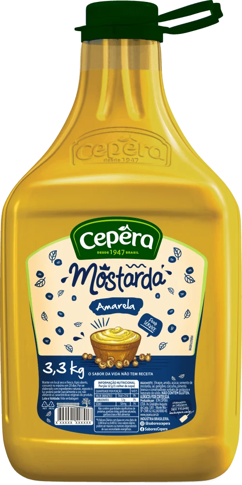 Mostarda Galão Cepera 3,3Kg