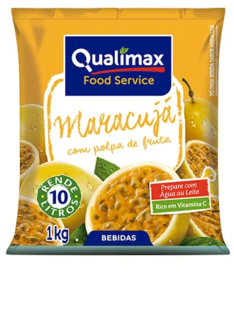 Suco Em Pó Maracujá 1Kg Qualimax