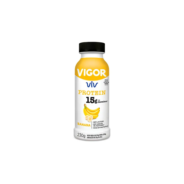 Iogurte Liquido Proteico Banana Vigor 250g