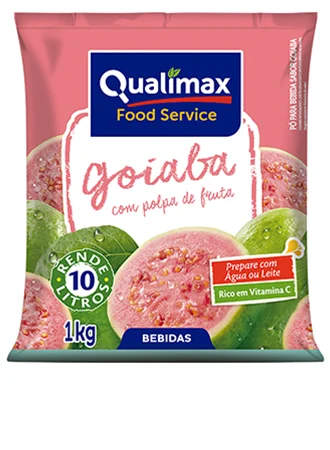 Suco Em Pó Goiaba 1Kg Qualimax