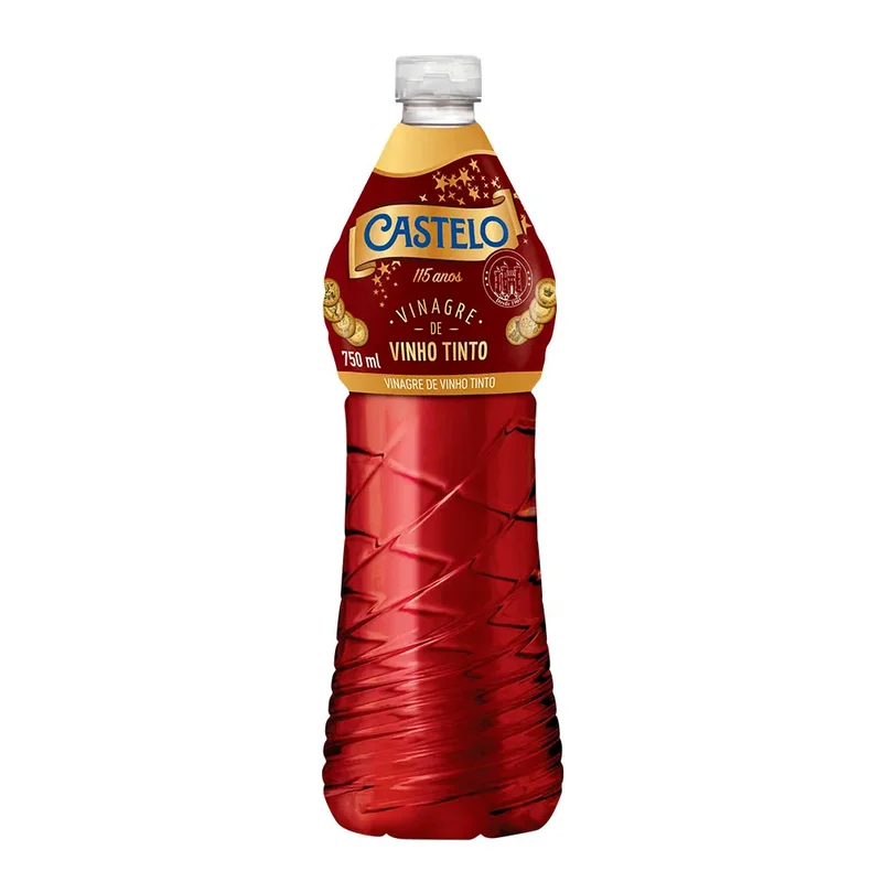 Vinagre Vinho Tinto 750ml Castelo