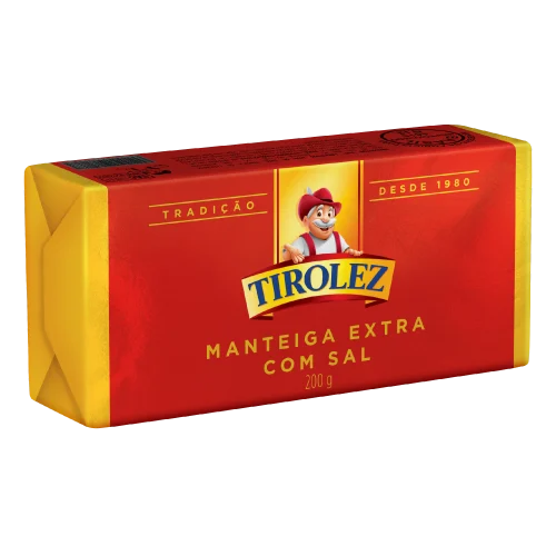 Manteiga Tablete Com Sal 200g Tirolez