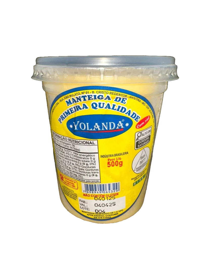 Manteiga Pote 500g YOLANDA