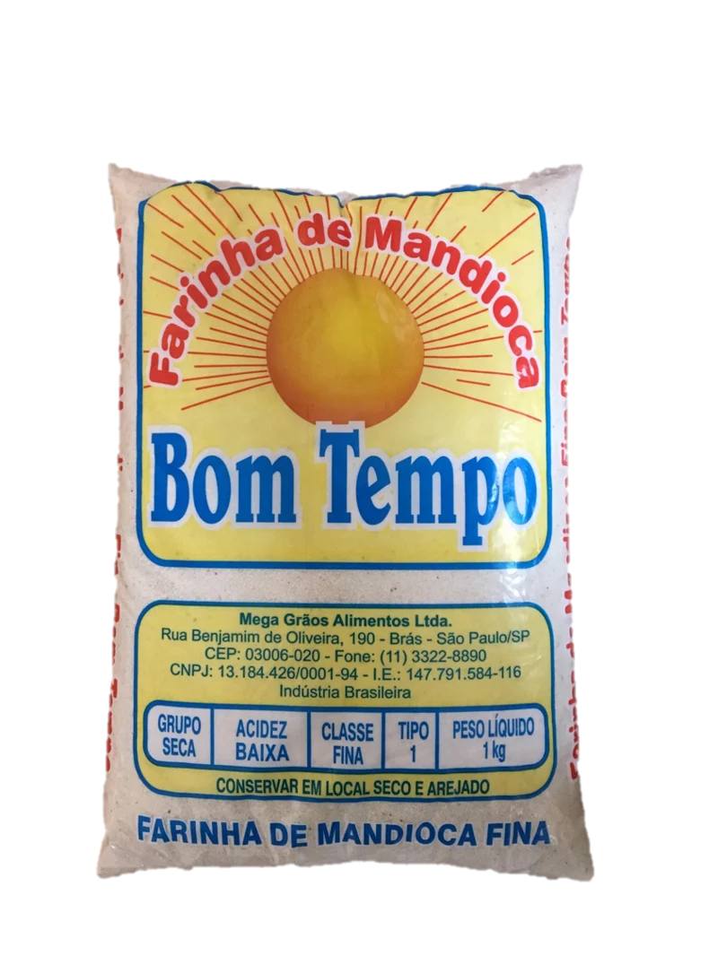 Farinha de Mandioca Fina Bom Tempo 1kg